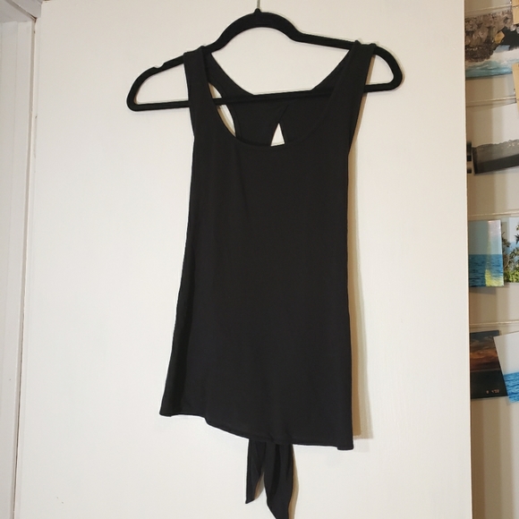 None Tops - Open Back Tank Top